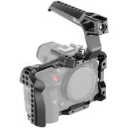 8Sinn Cage Canon EOS R5 C + Black Raven Top Handle - klatka operatorska z uchwytem